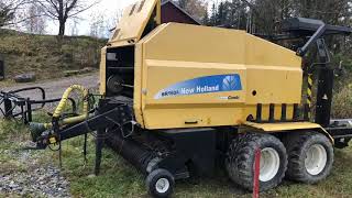 New Holland BR 650 A Rundballpresse selges på klaravikno [upl. by Hessney]