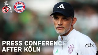 Press conference after 1 FC Köln vs FC Bayern  Bundesliga  🇬🇧 [upl. by Hgielyak]