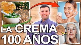 COMO HACER UNA CREMA EXFOLIANTE DE SABILA AVENA Y MIEL PARA REJUVENECER Y DEJAR UNA PIEL DE BEBE [upl. by Ewer]