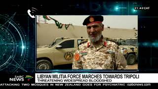 Libya militia march to Libya Ebrahim Deen [upl. by Wearing]