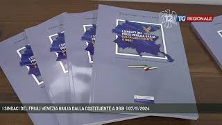 I SINDACI DEL FRIULI VENEZIA GIULIA DALLA COSTITUENTE A OGGI  07112024 [upl. by Ikcir]