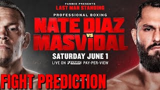 Fanmio  Nate Diaz vs Masvidal 2 Fight Prediction [upl. by Jule]