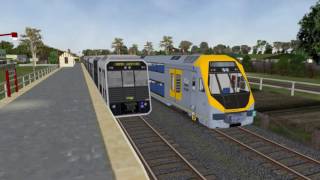 Openrails Sydney Blacktown  Richmond timelapse [upl. by Ahsima]