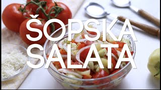 Šopska Salata Sopska Salata Recept [upl. by Atnod746]