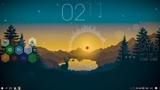 Tutorial Rainmeter Skin  Lakeside Best 3 Colour Layout [upl. by Eelanna]