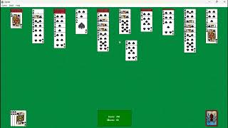 Spider Solitaire for Windows XP 2001  Victory [upl. by Herzberg]