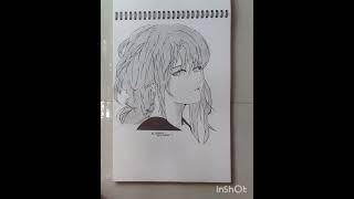 My top 6 anime drawing shorts drawing youtubeshorts top6 anime [upl. by Karlen155]