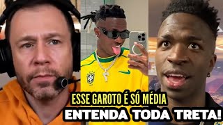 TIAGO LEIFERT DETONA VINICIUS JUNIOR E ELE RESPONDE TRETA PESADA 🔥 [upl. by Muhcan]