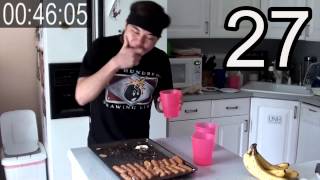 37 Mozzarella Sticks Eaten in 1Minute Ep 8  60 Second Series [upl. by Nnaillek249]