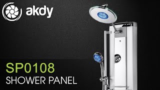 AKDY Shower Panel SP0108 Product Showcase [upl. by Fernandina]