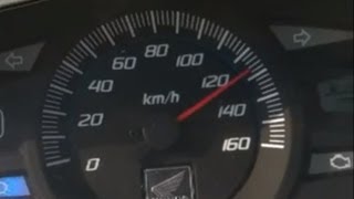 HONDA PCX 125 Top Speed 127km [upl. by Bat97]