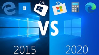 A Look Back at Windows 10 From 2015 1507 vs 2004 [upl. by Leissam]