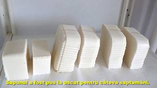 Cea mai simpla reteta pentru a face sapun de casa  Handmade soap [upl. by Bohannon]