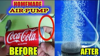 Best homemade aquarium air pump  DIY aerator [upl. by Neeli]