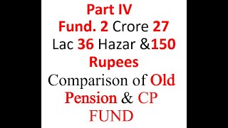 Old Pension Scheme Vs CP Fund Post Retirement Benefits OPS vs CPF Monthly Pension and Commutation [upl. by Josh950]