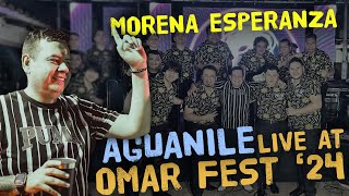 Morena Esperanza Live at OmarFest 24  Aguanile Orquesta [upl. by Eilra]