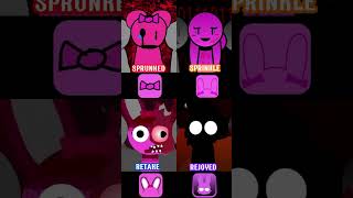 Incredibox Sprunki ALL SOUNDS  Sprunked VS Sprinkle VS Retake VS Rejoyedtrending sprunki [upl. by Darnall]