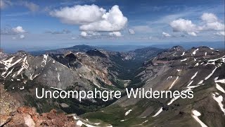 Uncompahgre Wilderness  Backpacking Colorado  July 2019 [upl. by Hi267]