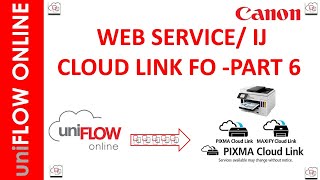 PART 6  INKJET WEB SERVICE  CLOUD LINK REGISTRATION IN UFO [upl. by Luci411]