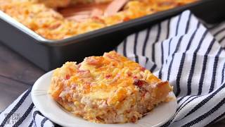 Cheesy Low Carb Breakfast Casserole [upl. by Arorua]