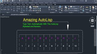 how to display auto numbers and alphabet with AutoLisp [upl. by Arteid748]
