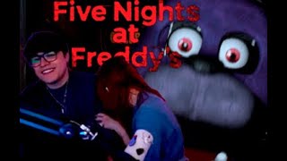 ALDOGEO Y PATTY MEZZA   Five Nights at Freddys 2 PATTY ABRAZA A ALDO [upl. by Ennayram]