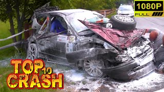 TOP10 spectacular rally crashes in 2019 by Chopito Rally [upl. by Hannahc686]