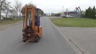 Electric forklift Stapler 1000 kg Still EFG10 from 1982  E4763 [upl. by Sivrad843]