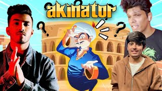 CAN AKINATOR FIND INDIAN YOUTUBERS 😱 AKINATOR GAME [upl. by Hayikaz]