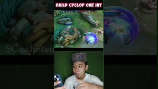 Build Cyclops One Hit Damagenya Bisa Sesakit Ini 😱🤔 mobilelegends mlbb mobilelegendsid [upl. by Krispin230]