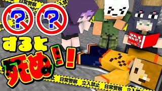 【マインクラフト】ルールを守らないと死にます【日常組】 [upl. by Yttap]