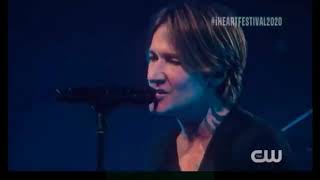 Keith Urban  The Fighter Live at iHeartRadio Fest 2020 [upl. by Craggy]