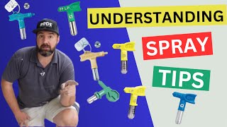 Spray Tips Explained  Airless Sprayer Tips For Beginners [upl. by Ainigriv793]