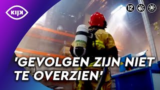 Gevaar door BRAND naast plek voor VUURWERKOPSLAG  Als de Brandweer  KIJK [upl. by Queri]