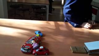 Newtons First Law of Motion Car and ramp activity [upl. by Nave]