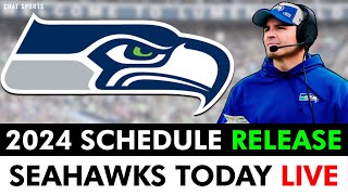 Seattle Seahawks 2024 Schedule LIVE  News Instant Reaction amp Analysis  2024 NFL Schedule Release [upl. by Aidyl]