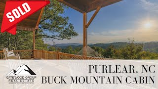 Log Home For Sale in Buck Mountain Purlear North Carolina  Gatewood Group Real Estate [upl. by Rovit]