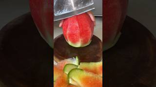 Fresh watermelon cutting style watermelon cuttingskills fruits asmr [upl. by Rhoda659]