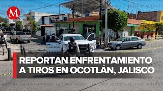 Reportan persecuciones de hombres armados y bloqueos en Ocotlán Jalisco [upl. by Tammara]