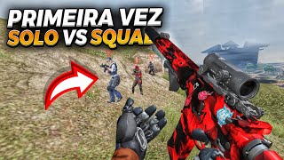 MINHA PRIMEIRA VEZ SOLO vs SQUAD no BLOOD STRIKE 🔥 [upl. by Solhcin]