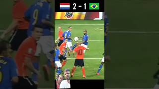 Brazil vs Netherland World Cup 2010 football 2010worldcup fifaworldcup viralvideo shorts [upl. by Notnilk]