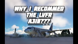 LVFR A318 review MSFS [upl. by Ahsatal]