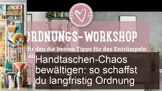 Handtasche organisieren und reinigen Unsere TopTipps Cleanipedia DE Cleanipedia Cleanipedia [upl. by Ileak862]