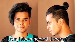 Long Disconnected Undercut  Mens hairstyling tutorial [upl. by Ynnus]