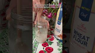 Sourdough starter from zero Day No 2 sourdoughforbeginners [upl. by Rosaleen]