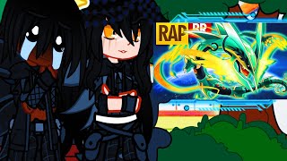 Gojiras reagindo ao Rap do Rayquaza React Gacha [upl. by Tomasz]