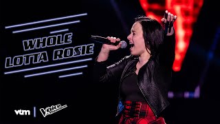 Caroline  Whole Lotta Rosie  Blind Auditions 3  The Voice van Vlaanderen  VTM [upl. by Nydroj541]