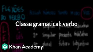 Classe gramatical verbo [upl. by Odnumde876]