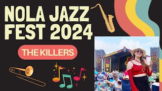 New Orleans Jazz Fest 2024 The Killers Headlining [upl. by Aneram]