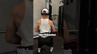 Wider back workout gym [upl. by Nnaik]